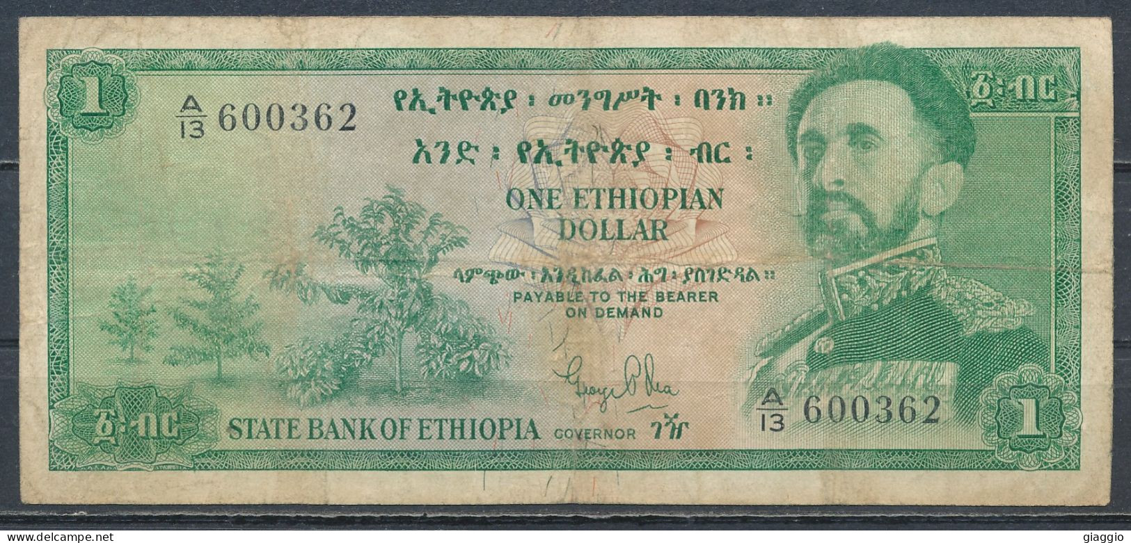 °°° ETHIOPIA 1 DOLLAR 1961 °°° - Ethiopie