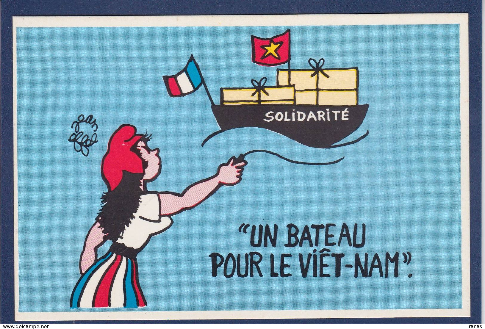 CPSM Effel Jean Solidarité Avec Le Viet Nam Parti Communiste - Effel