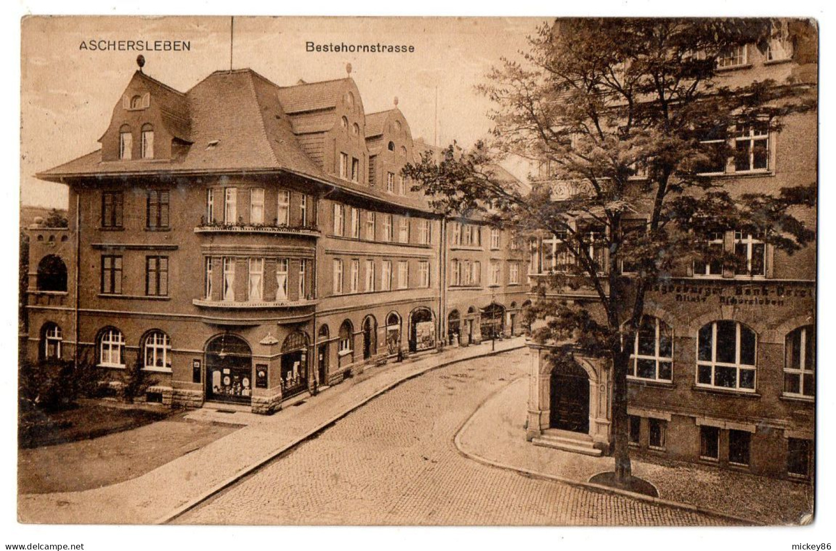 Allemagne-- ASCHERSLEBEN --1915 - Bestehornstrasse.....cachet - Aschersleben