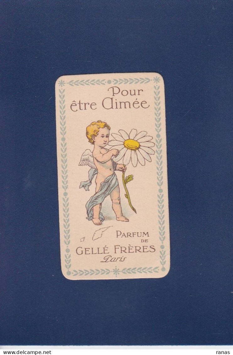 Carte Parfumée > Ancienne Les Parfums Pour être Aimée Gellé - Anciennes (jusque 1960)