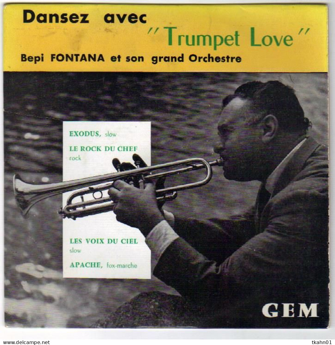 45 T TRUMPET-LOVE  " EXODUS ...  "  GEM - Jazz