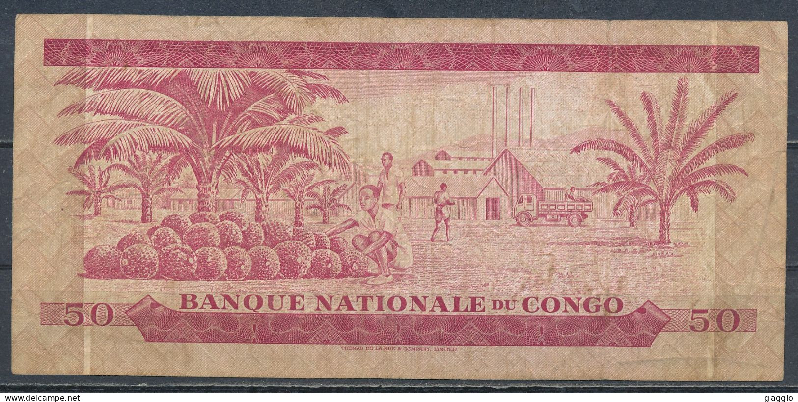 °°° CONGO 50 MAKUTA 1970 °°° - République Démocratique Du Congo & Zaïre