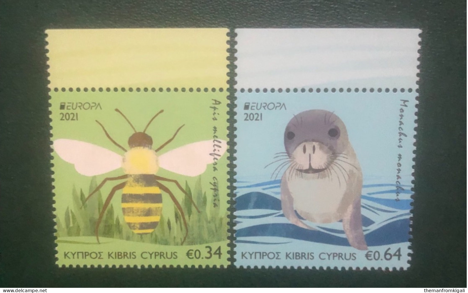 Cyprus 2021 - Europa Stamps - Endangered National Wildlife. - Autres & Non Classés