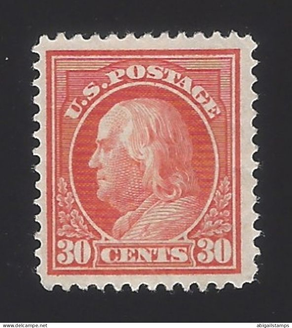 US #420 1912-14 Orange Red WMK 190 Perf 12 Mint OG LH F-VF SCV $110 - Neufs