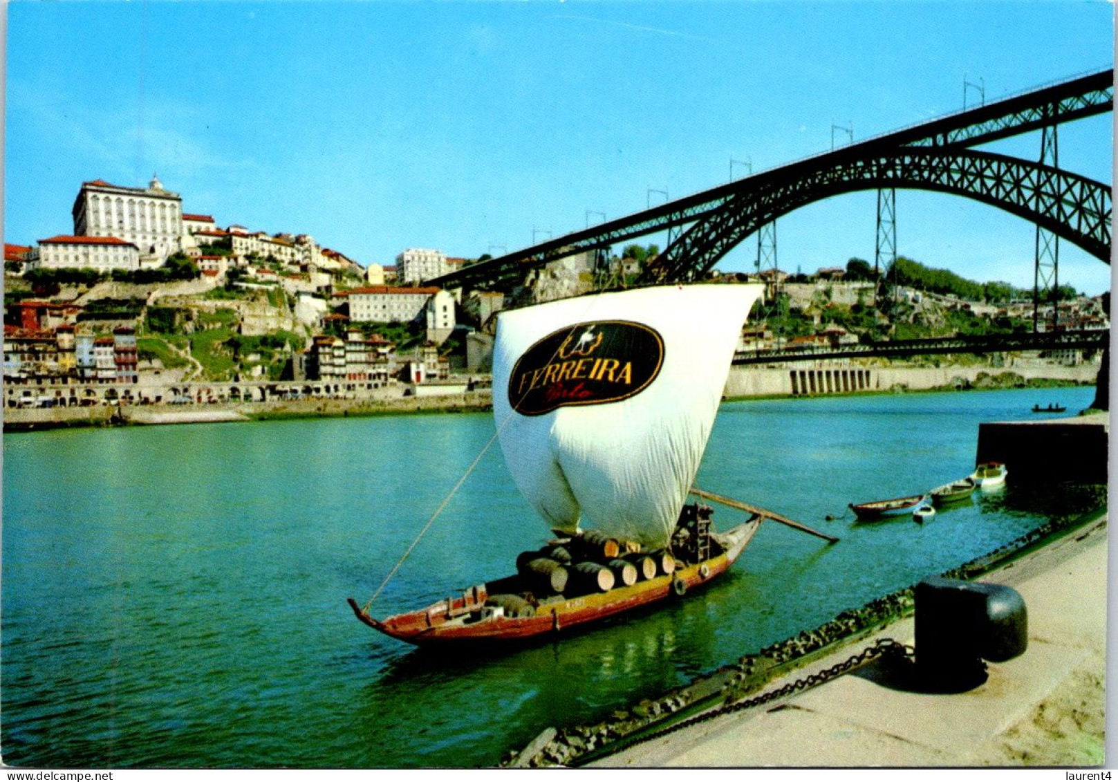 (2 Q 11) Portugal - Porto , River With Ship & Bridge (with Wine Barrel) - Ponts