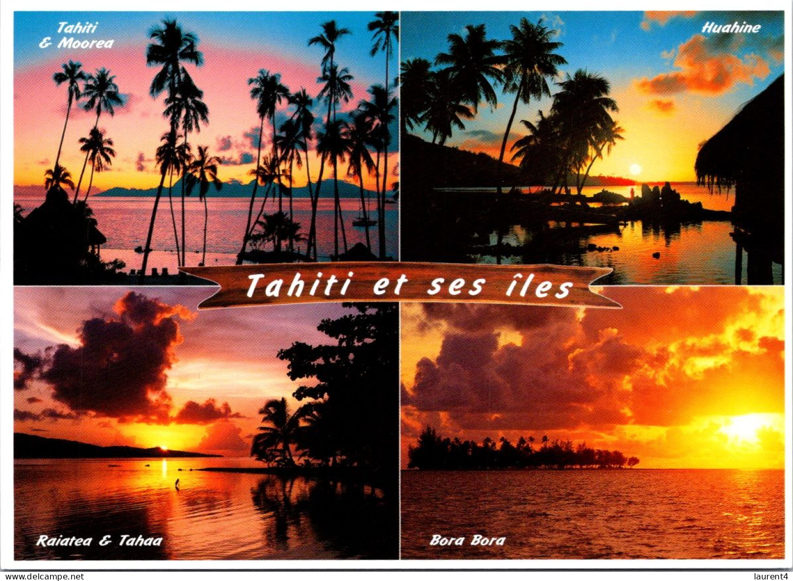 (2 Q 14) France - Sunset Over Polynesian's Islands - Polynésie Française