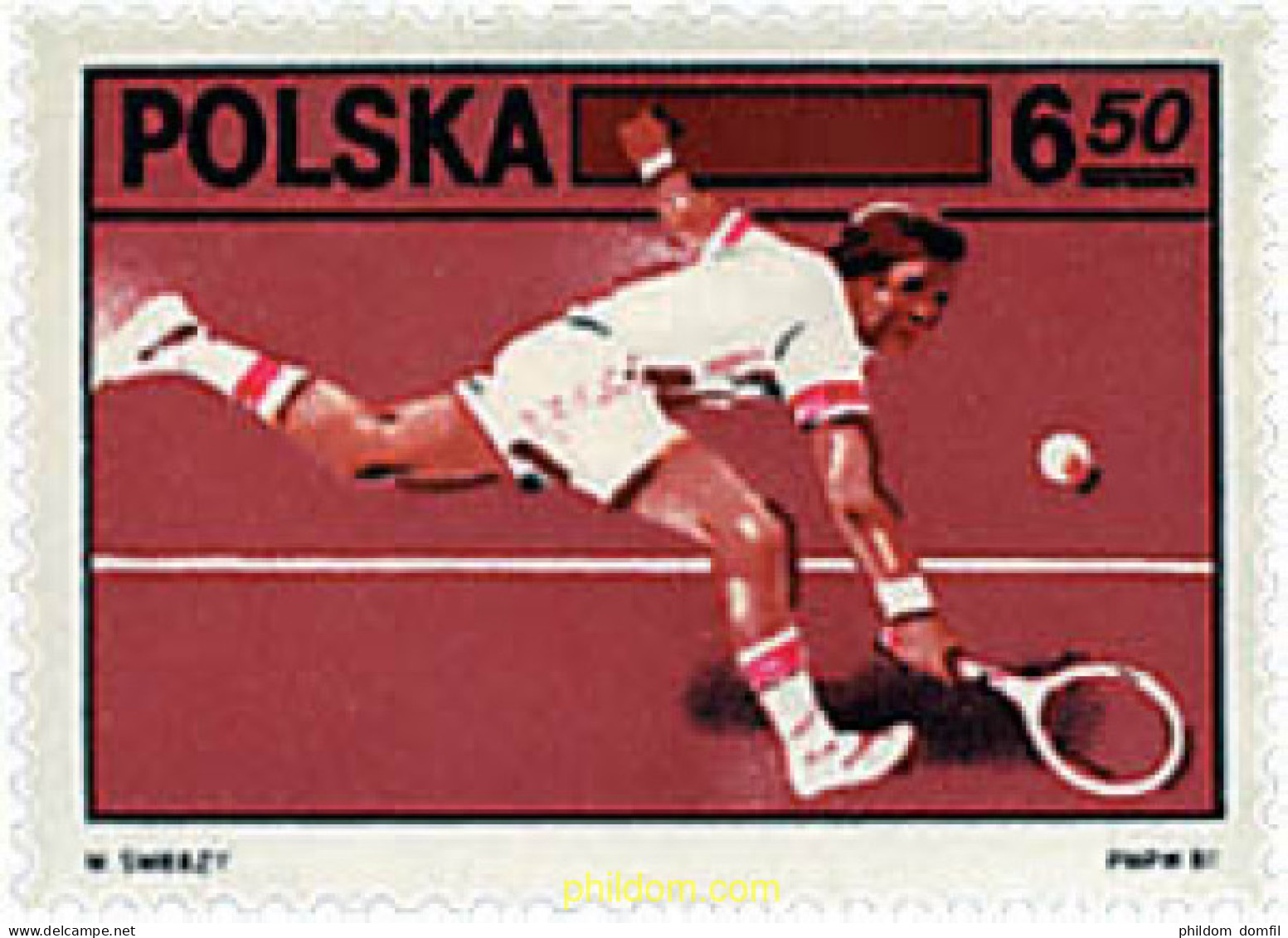 61698 MNH POLONIA 1981 60 ANIVERSARIO DE LA FEDERACION POLACA DE TENIS - Andere & Zonder Classificatie