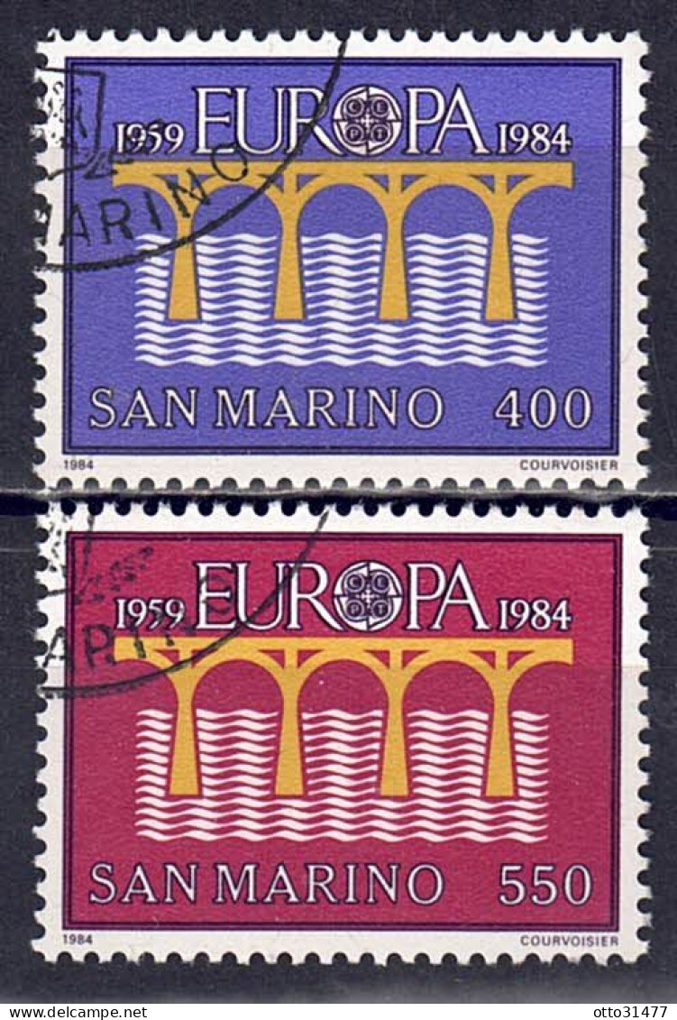 San Marino 1984 - EUROPA, Nr. 1294 - 1295, Gestempelt / Used - Used Stamps