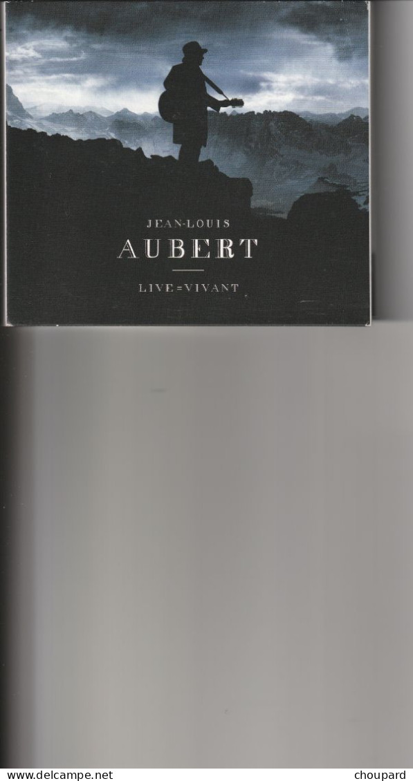 Très Beau Coffret De JEAN-LOUIS AUBERT  LIVE =VIVANT Comprenant  2 CD Et Un DVD  Roc Eclair Tour - Compilaties