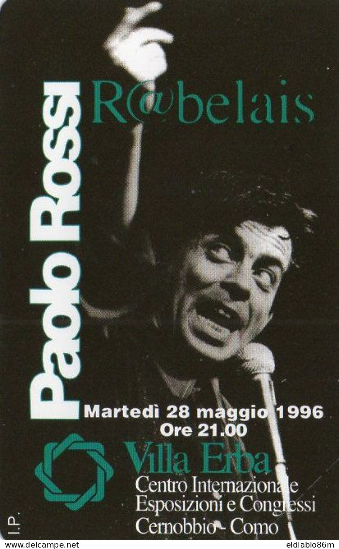 ITALY - MAGNETIC CARD - TELECOM - PRIVATE RESE PUBBLICHE - 307 - PAOLO ROSSI - MINT - Private Riedizioni