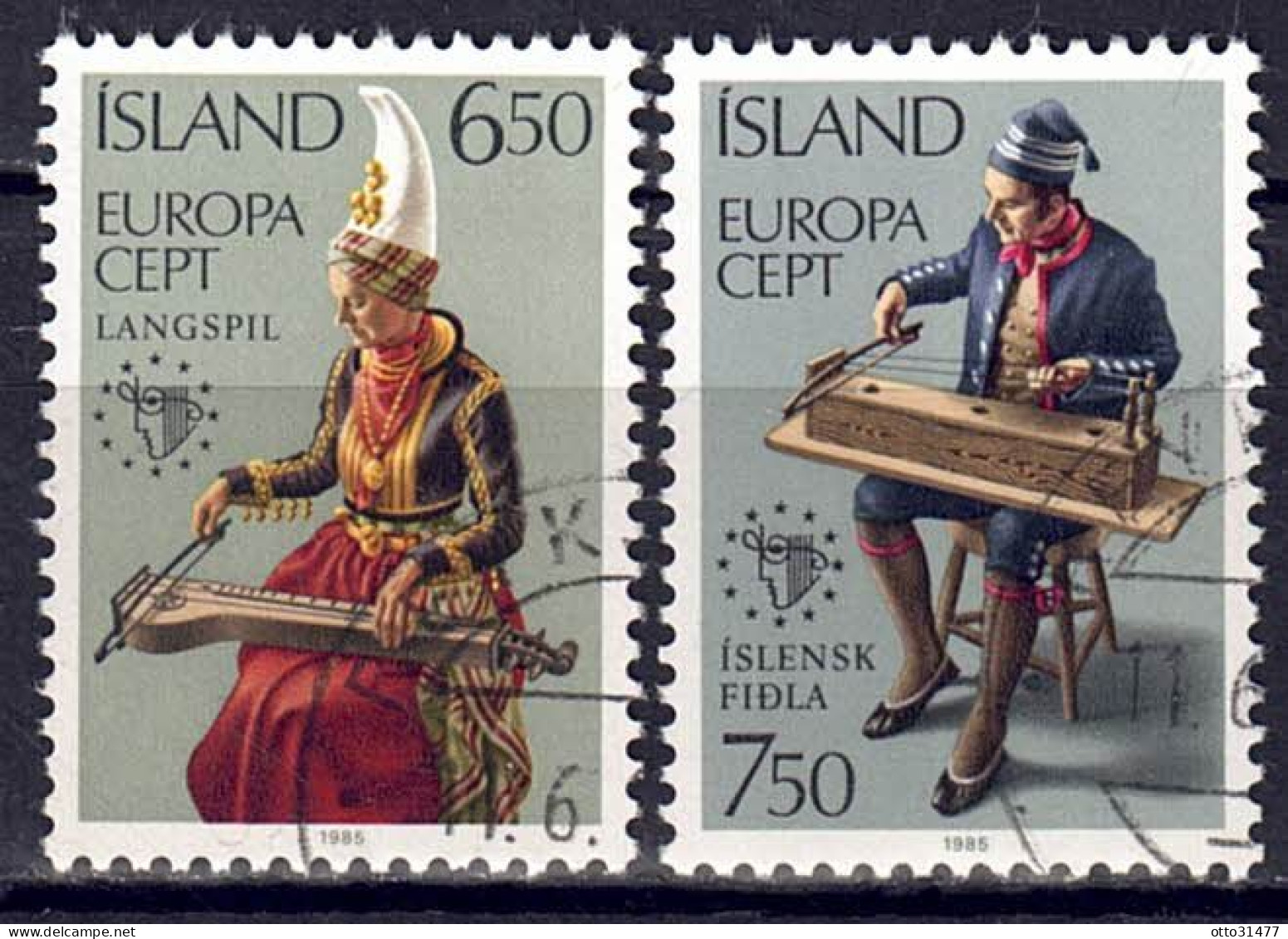 Island 1985 - EUROPA, Nr. 632 - 633, Gestempelt / Used - Used Stamps