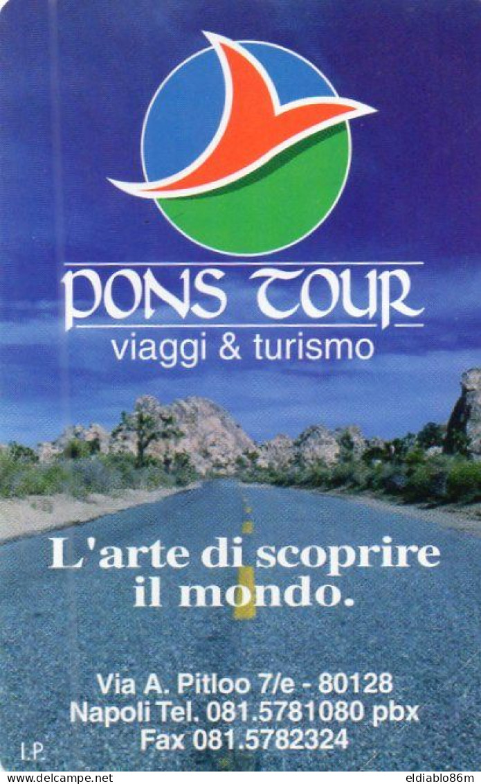 ITALY - MAGNETIC CARD - TELECOM - PRIVATE RESE PUBBLICHE - 343 - PONS TOUR - MINT - Privé-Heruitgaven