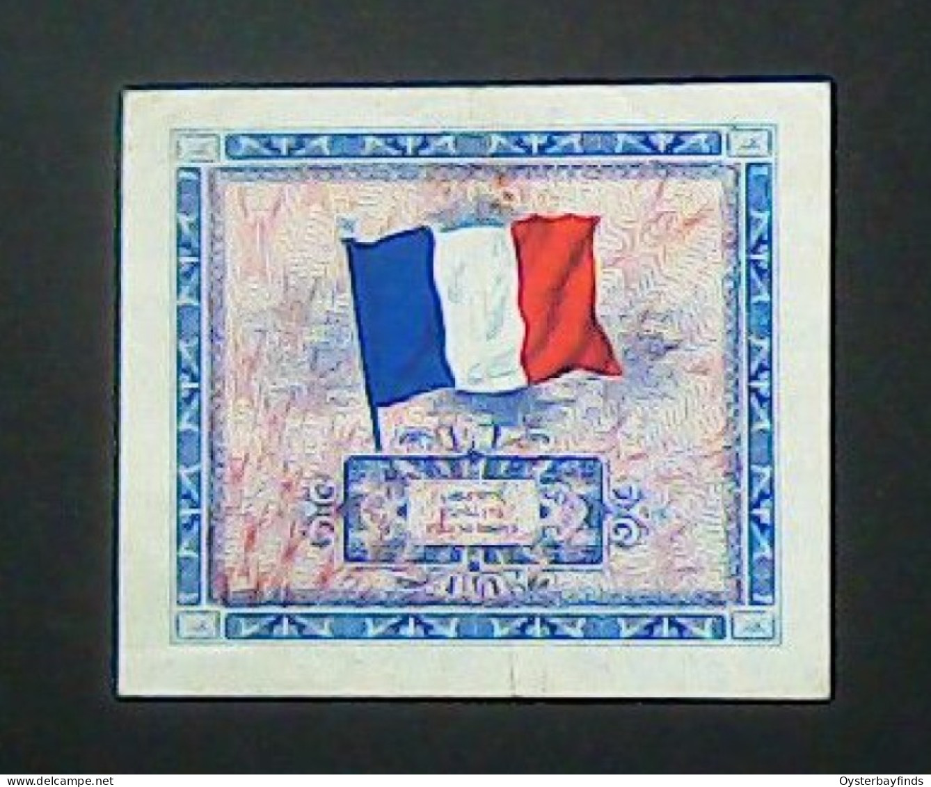 France 1944: Allied Occupation 5 Francs - 1944 Flag/France