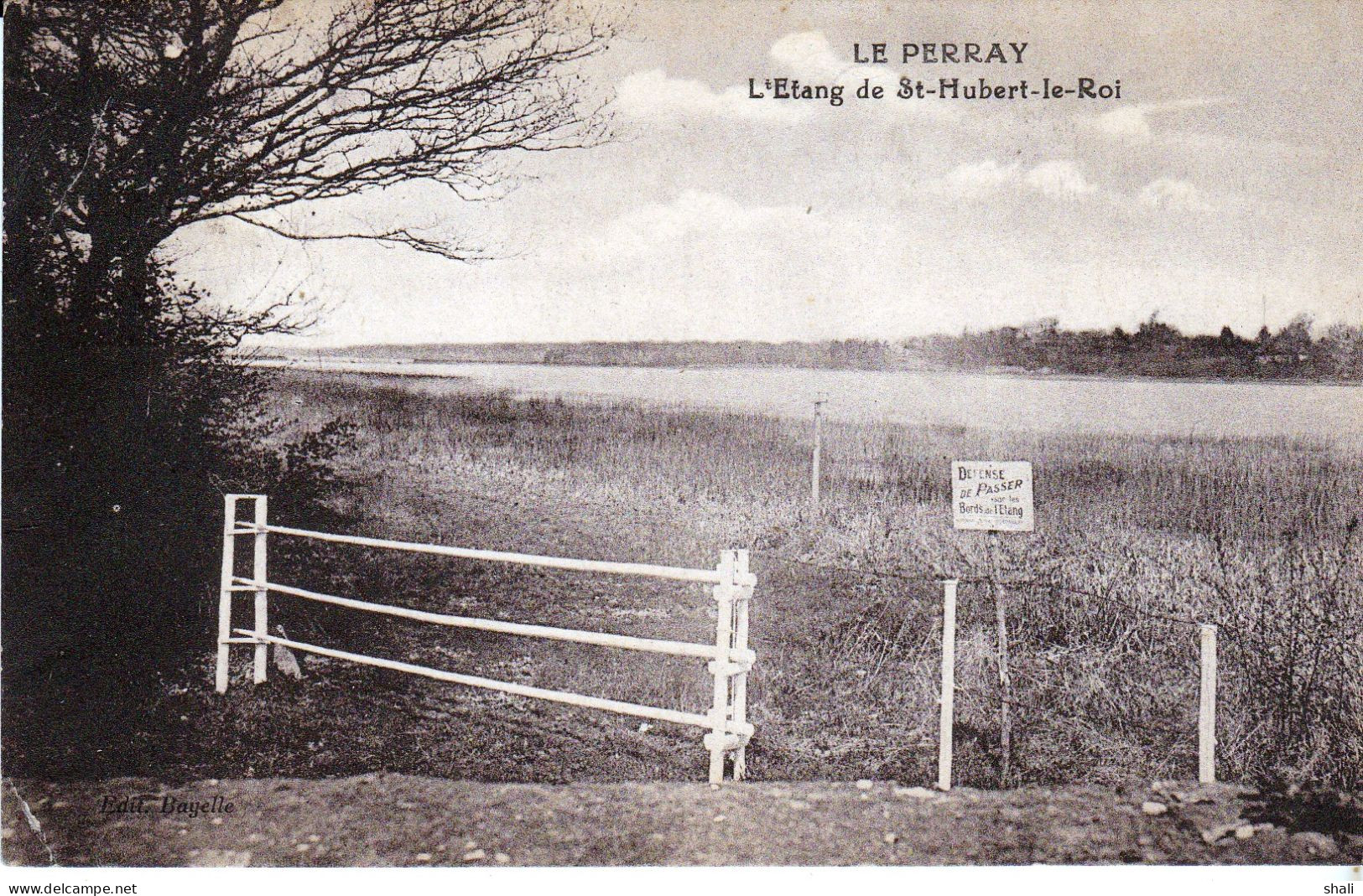 CPA LE PERRAY L' ETANG DE ST HUBERT LE ROI - Le Perray En Yvelines