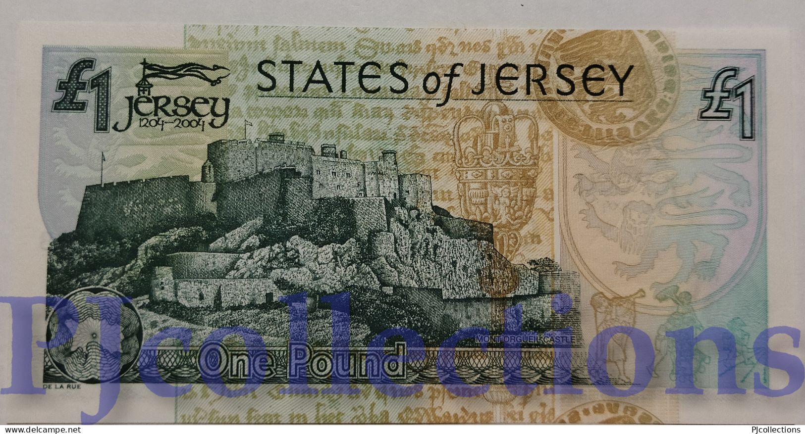 JERSEY 1 POUND 2004 PICK 31 UNC LOW SERIAL NUMBER "J8C 0030**" - Jersey