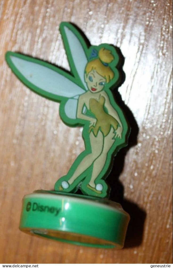 Rare Tampon Encreur Vintage (encre Verte) "Fée Clochette - Tinker Bell Fairy" Walt Disney - Peter Pan - Cachet Encreur - Disney