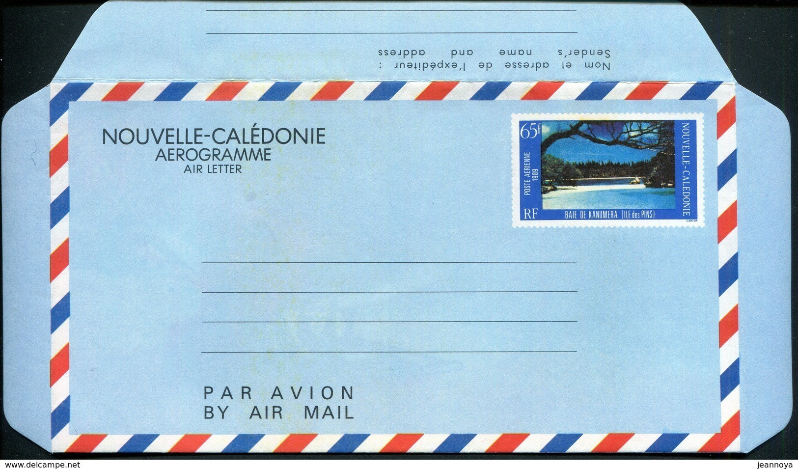 NOUVELLE CALEDONIE - AEROGRAMME N° 12 * * - BAIE DE KANUMERCE - LUXE - Aerogramme