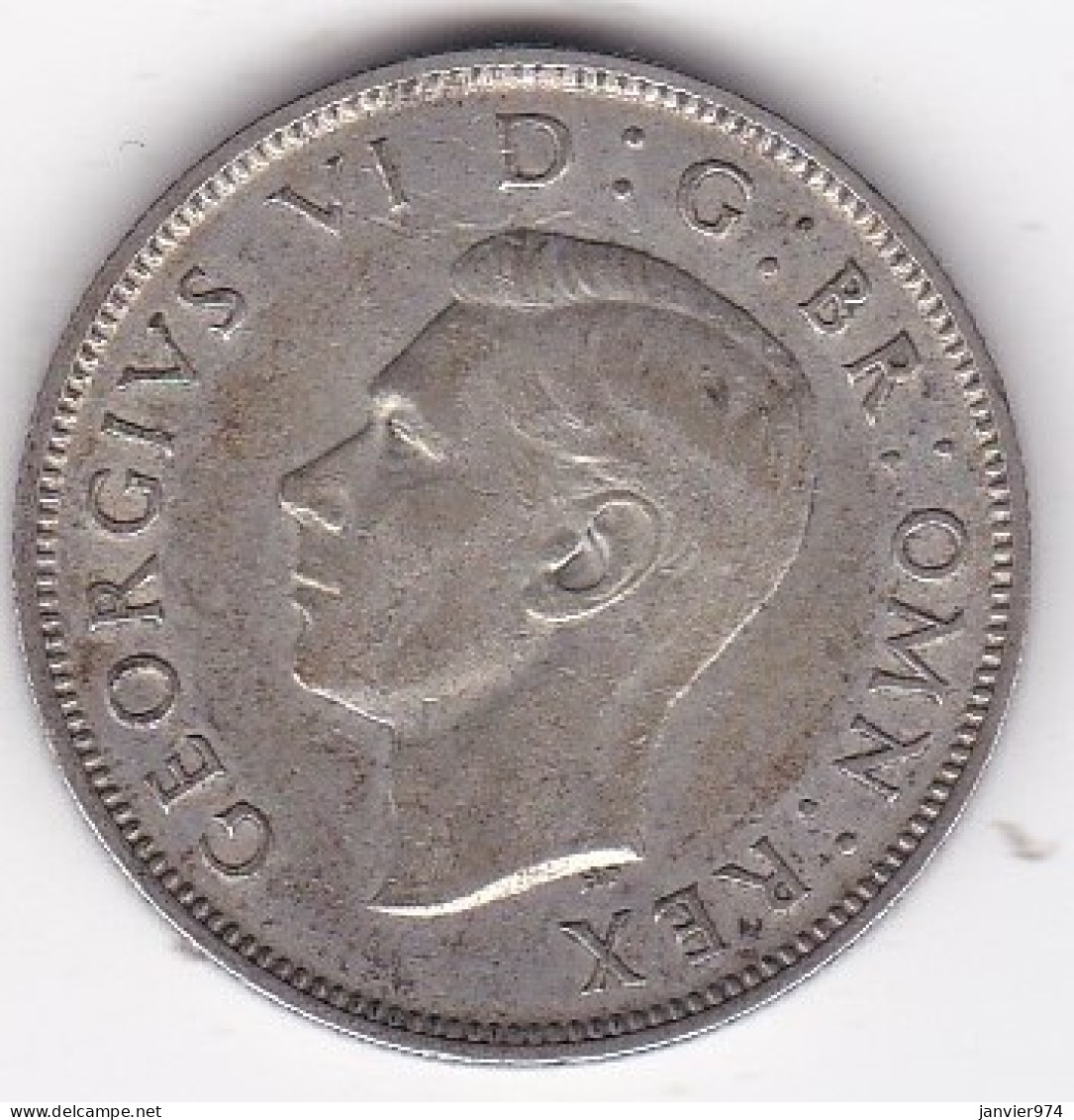 Grande Bretagne. Two Shillings 1942. George VI, En Argent, KM# 855 - J. 1 Florin / 2 Schillings