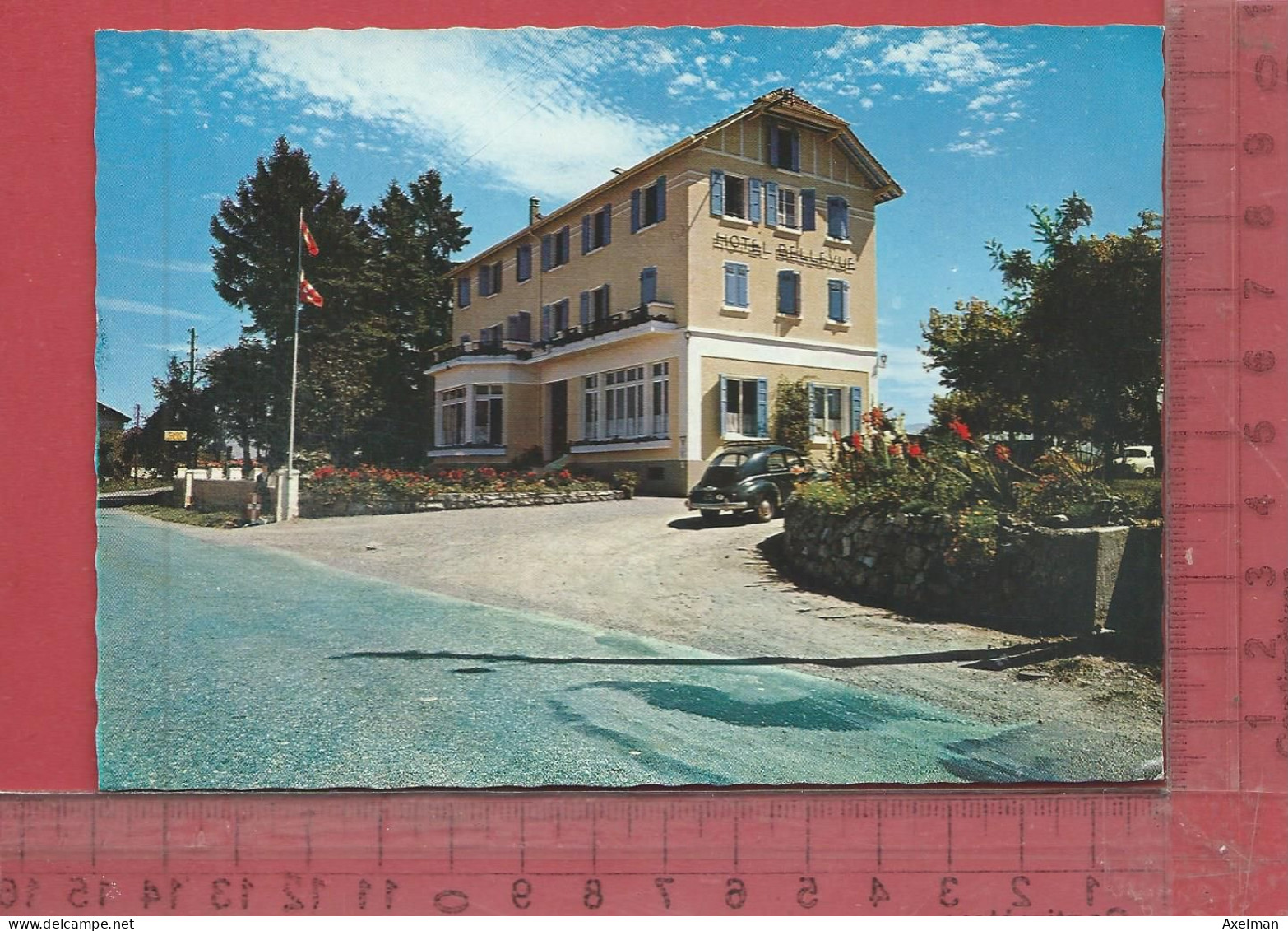 CPM  74  MESSERY : Hotel Bellevue - Messery