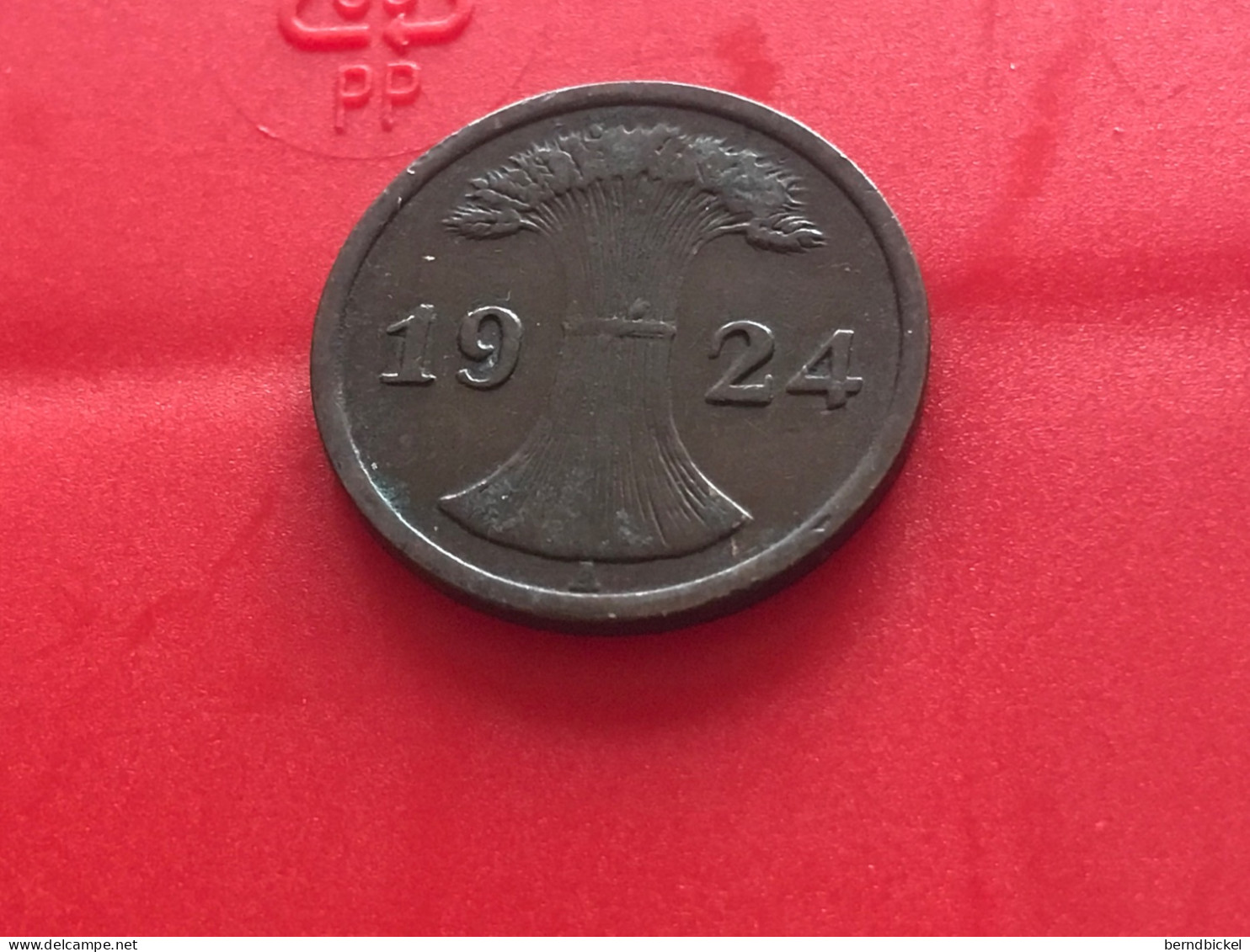 Münze Münzen Umlaufmünze Deutschland Deutsches Reich 2 Rentenpfennig 1924 Münzzeichen A - 1 Rentenpfennig & 1 Reichspfennig