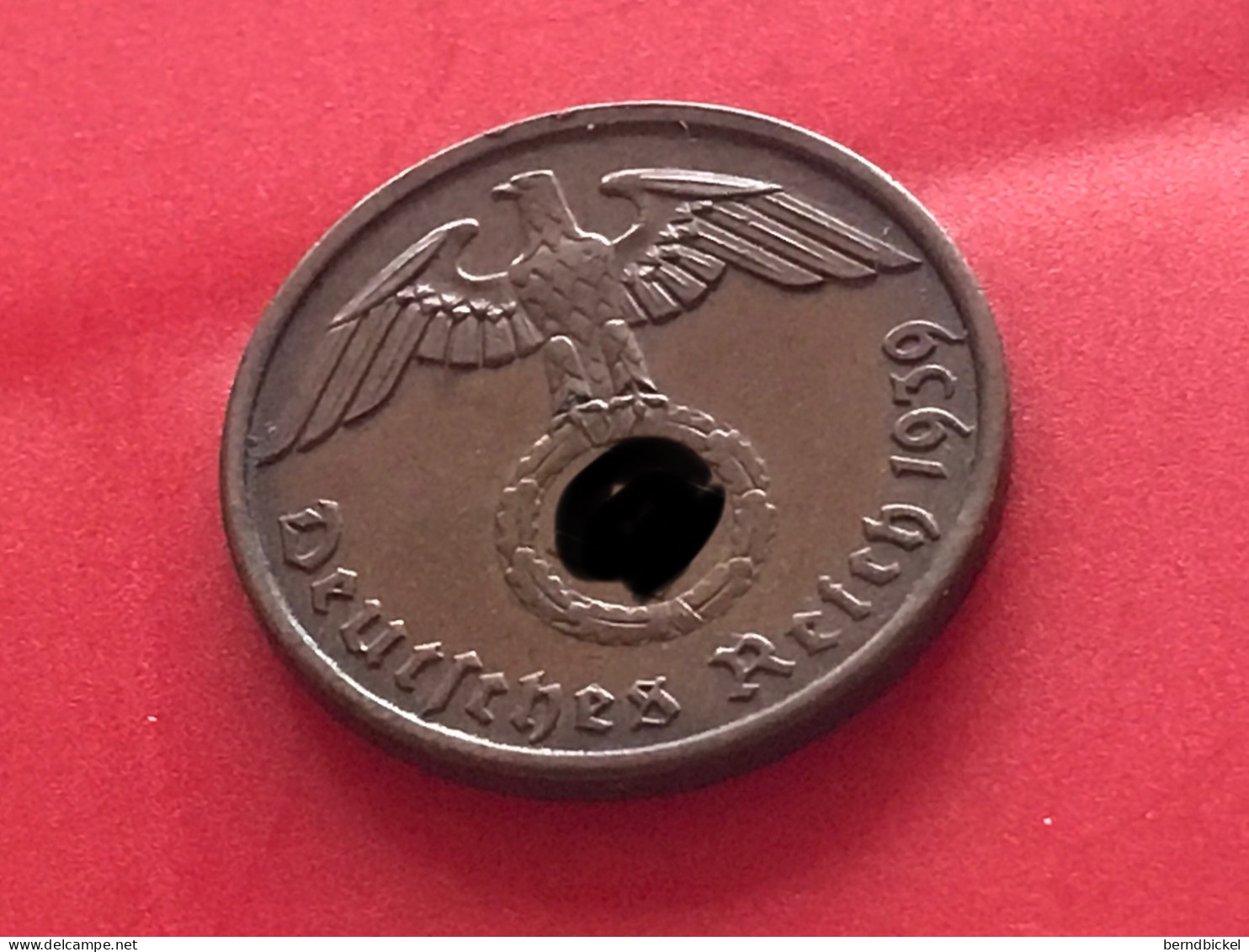 Münze Münzen Umlaufmünze Deutschland Deutsches Reich 2 Pfennig 1939 Münzzeichen A - 2 Reichspfennig