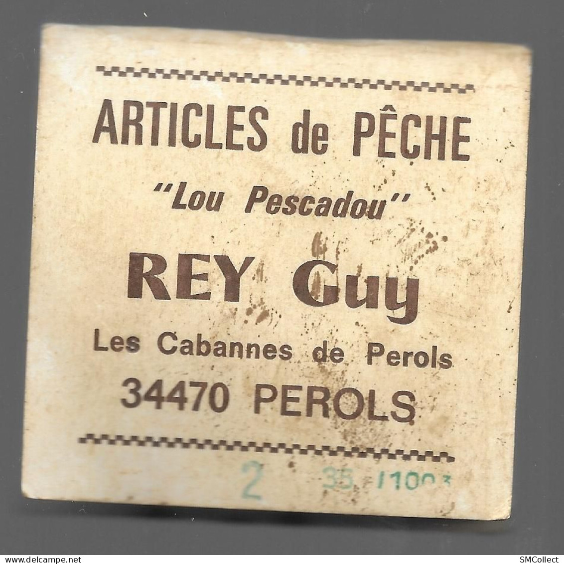 Pochette D'hameçons 'Lou Pescadou", Guy Rey à Pérols (34). Complète, 10 Feuillets Avec Hameçons - Fischerei