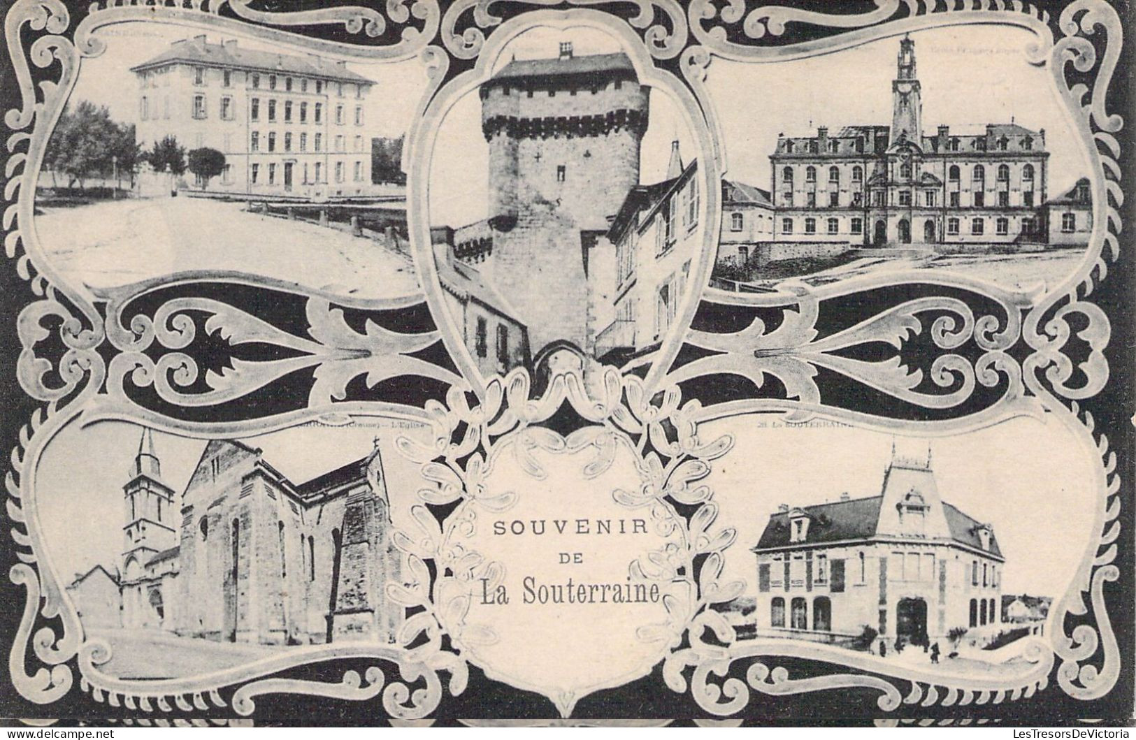 FRANCE - 23 - LA SOUTERRAINE - Souvenir De - Carte Postale Ancienne - La Souterraine