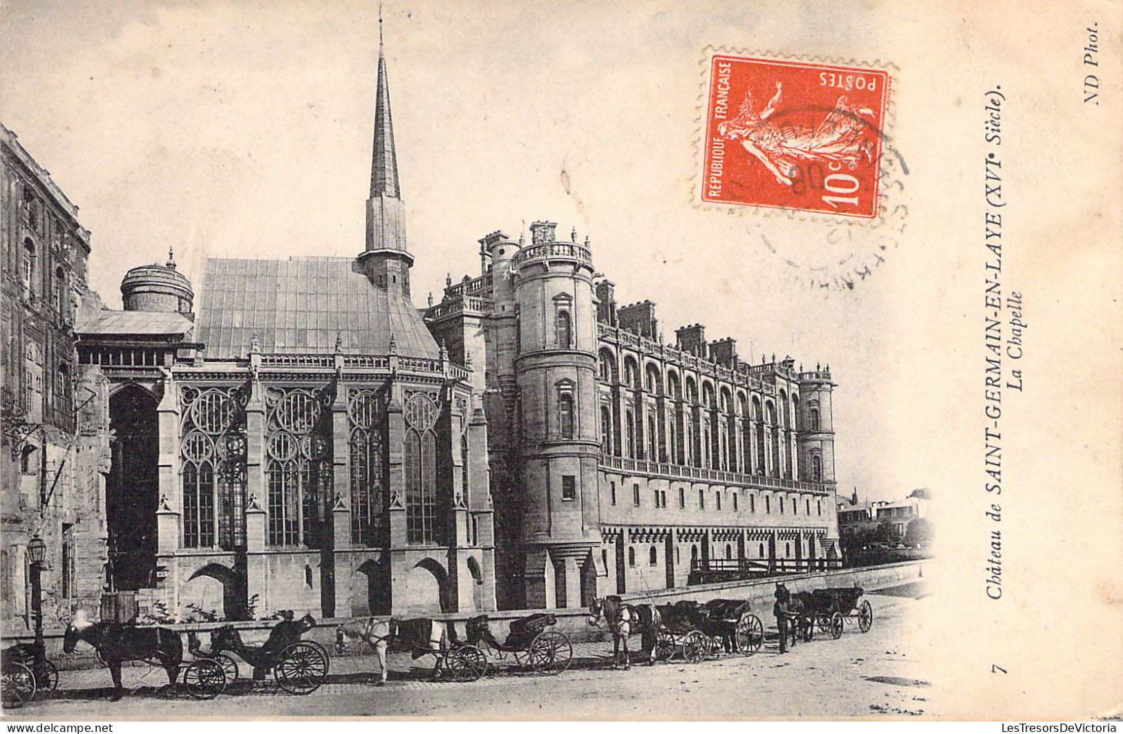 FRANCE - 78 - SAINT GERMAIN EN LAYE - La Chapelle - Carte Postale Ancienne - St. Germain En Laye (Kasteel)
