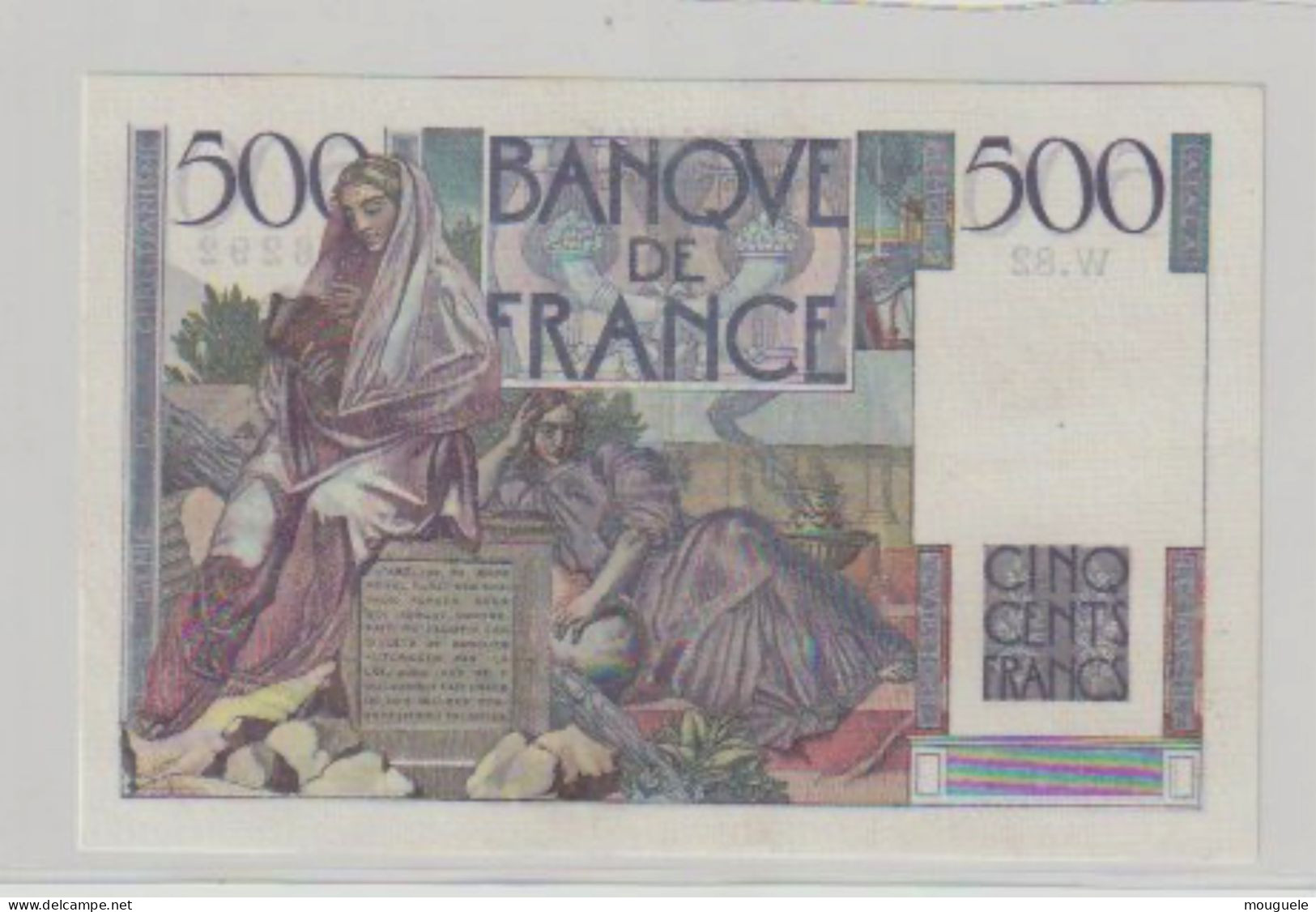 Magnifique Billet  Neuf De 500 Francs  Chateaubriand Neuf Du 28-3-1946 - 5 000 F 1934-1944 ''Victoire''