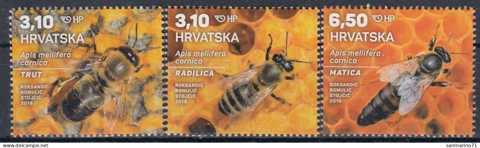 CROATIA 1365-1367,unused - Abeilles