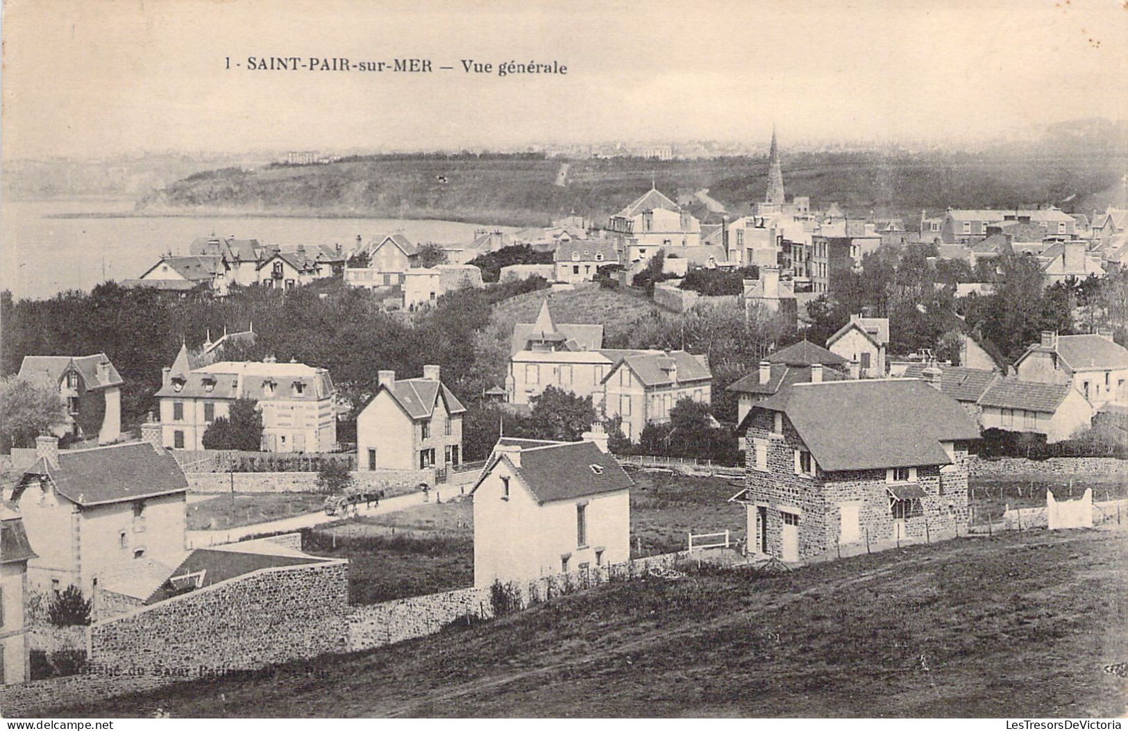 FRANCE - 50 - SAINT PAIR SUR MER - Vue Générale - Carte Postale Ancienne - Saint Pair Sur Mer