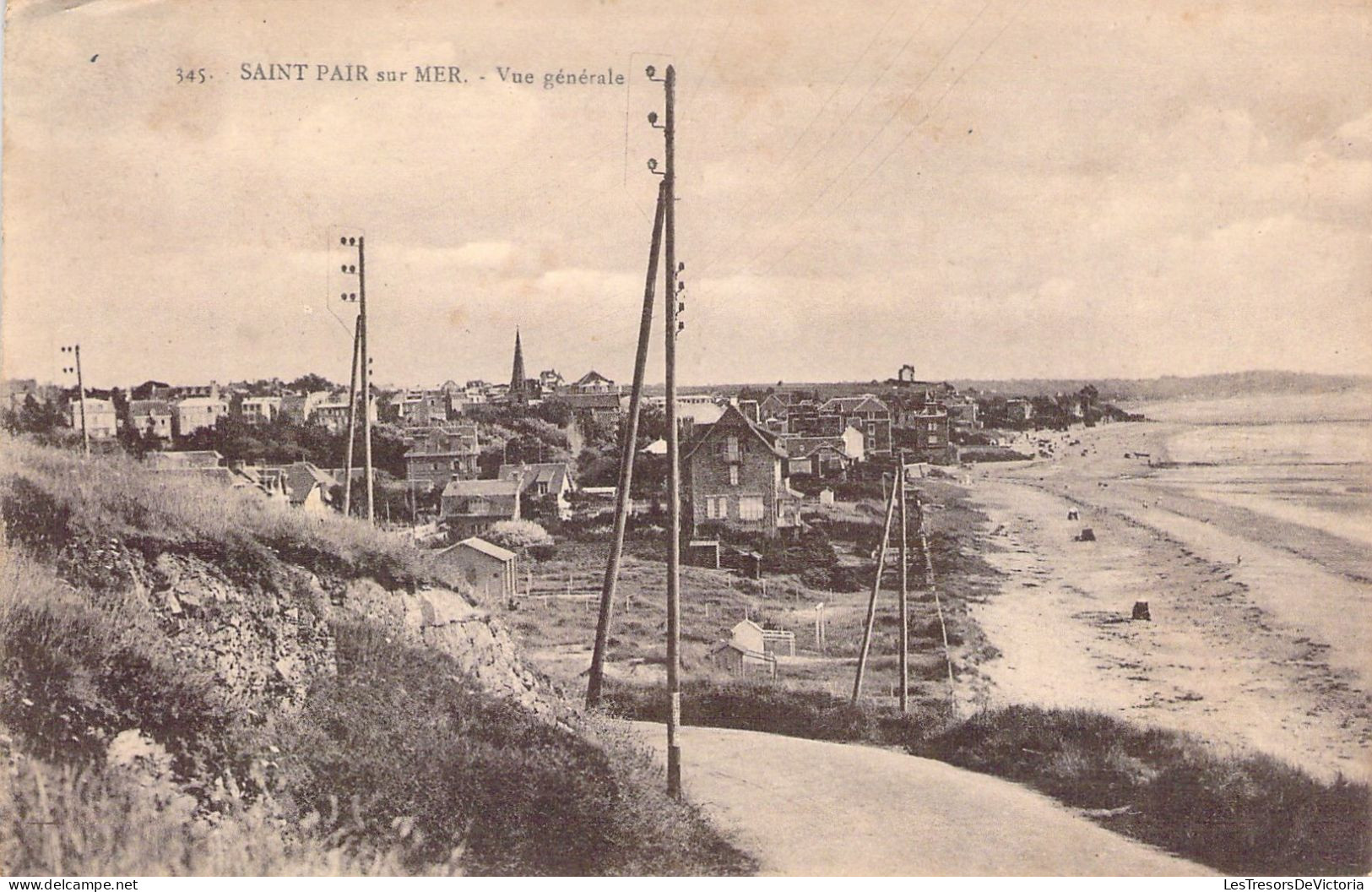 FRANCE - 50 - SAINT PAIR SUR MER - Vue Générale - Carte Postale Ancienne - Saint Pair Sur Mer