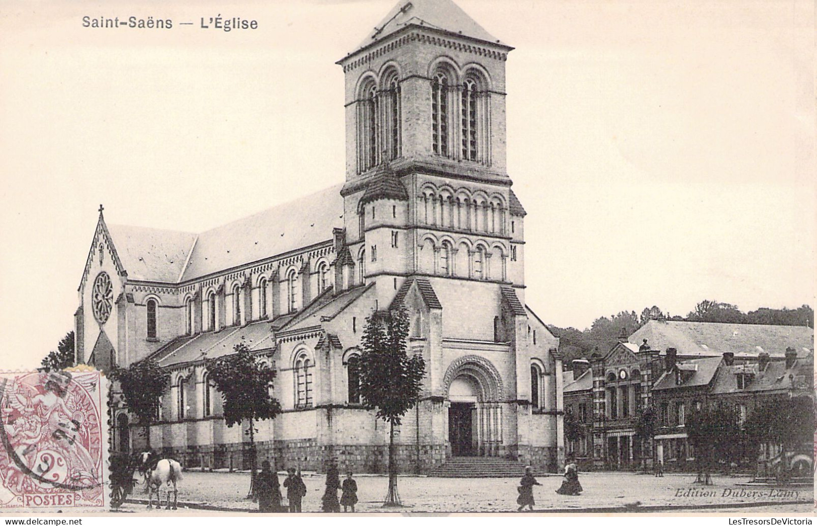 FRANCE - 76 - SAINT SAENS - L'église - Carte Postale Ancienne - Saint Saens