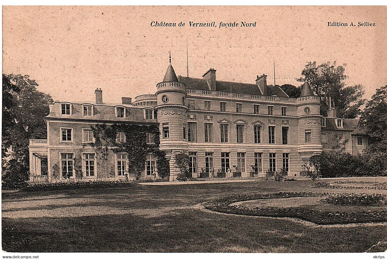 Château De Verneuil. Façade Nord - Verneuil Sur Seine