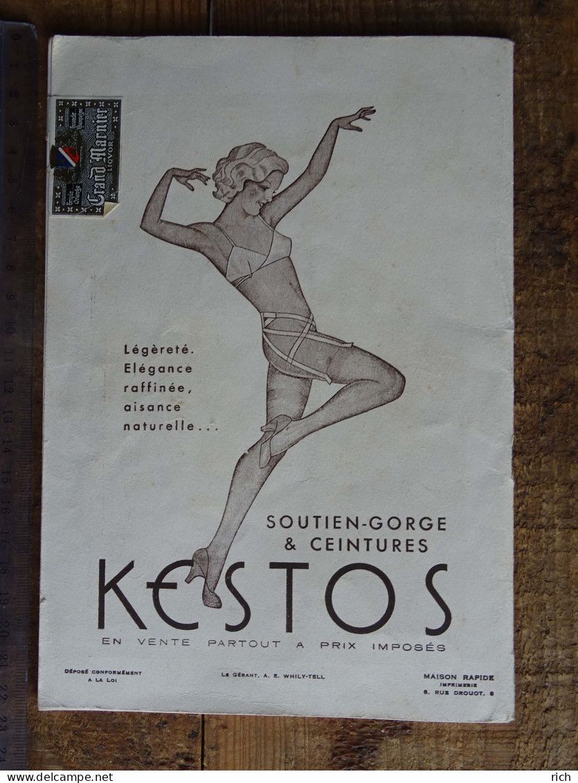 Programme Officiel 1937 - FOLIES BERGERE - Programmes