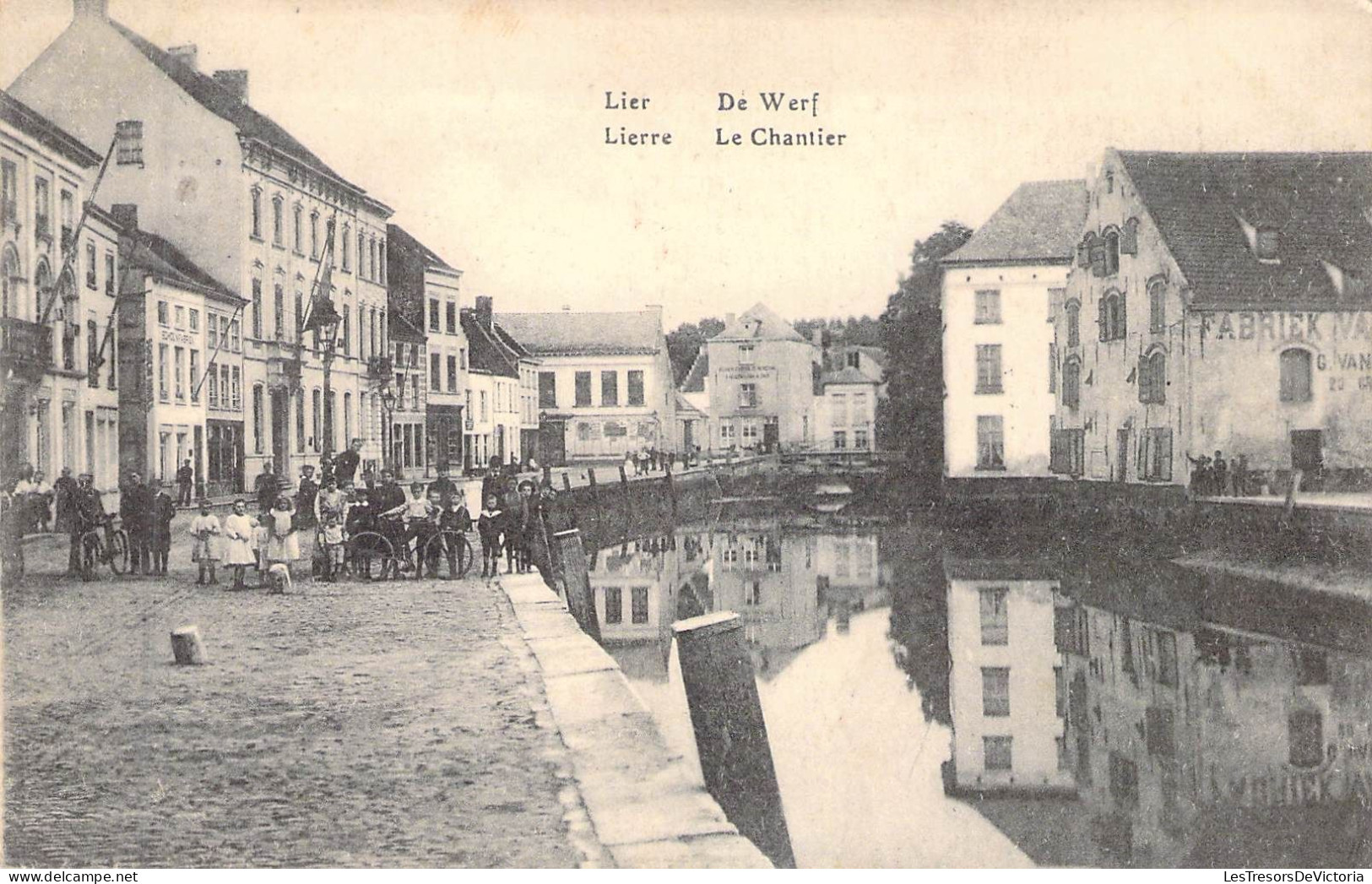 BELGIQUE - ANVERS - LIERRE - Le Chantier - Edit S D - Carte Postale Ancienne - Lier