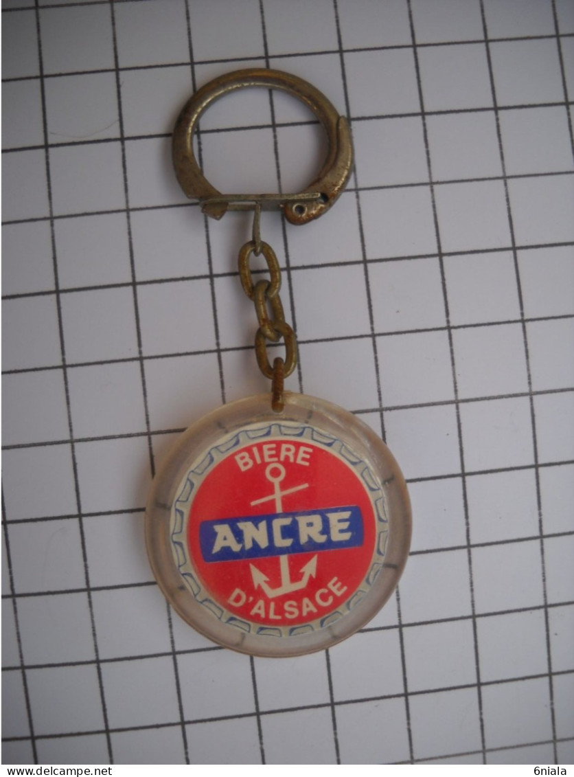 3178 Porte Clefs Clé  ANCRE BIERE D ALSACE - Key-rings