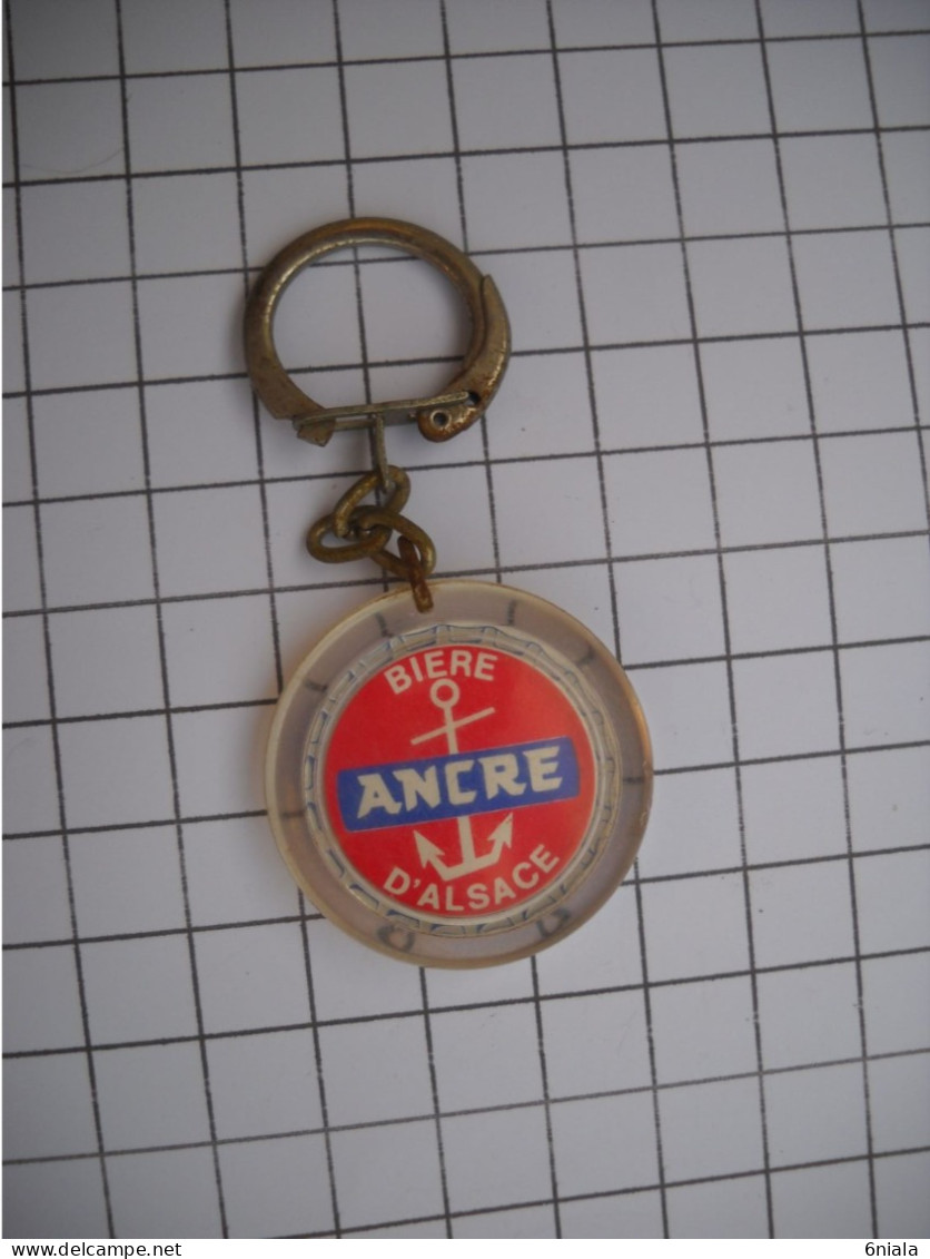 3178 Porte Clefs Clé  ANCRE BIERE D ALSACE - Porte-clefs