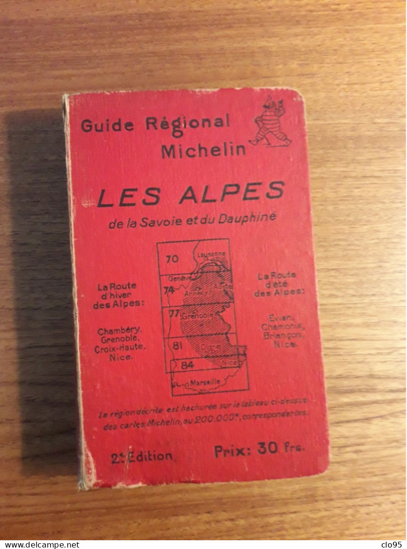 Les Alpes De La Savoie Et Du Dauphiné - Michelin-Führer