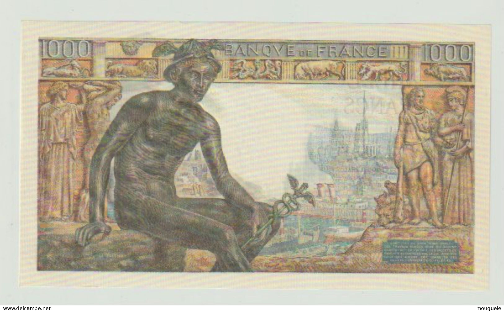 Magnifique Billet 1000 Francs  Déesse Déméter Du 7-1-1943. Neuf - 1 000 F 1942-1943 ''Déesse Déméter''