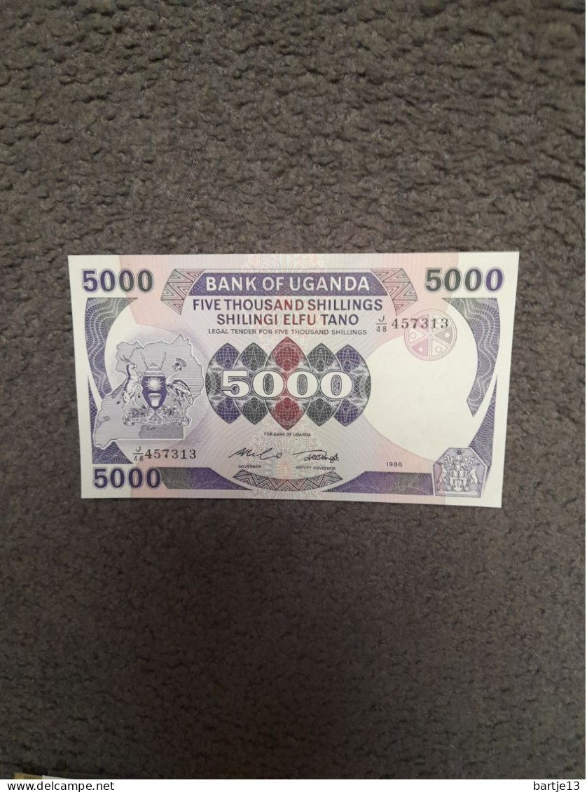 UGANDA 5000 SHILLINGS (1986) UNC - Ouganda