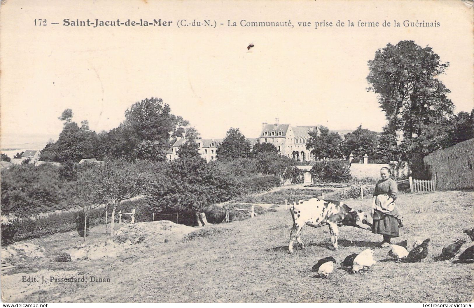 FRANCE - 22 - SAINT JACUT DE LA MER - La Communauté Vue Prise De La Ferme De La Grérinais - Carte Postale Ancienne - Saint-Jacut-de-la-Mer