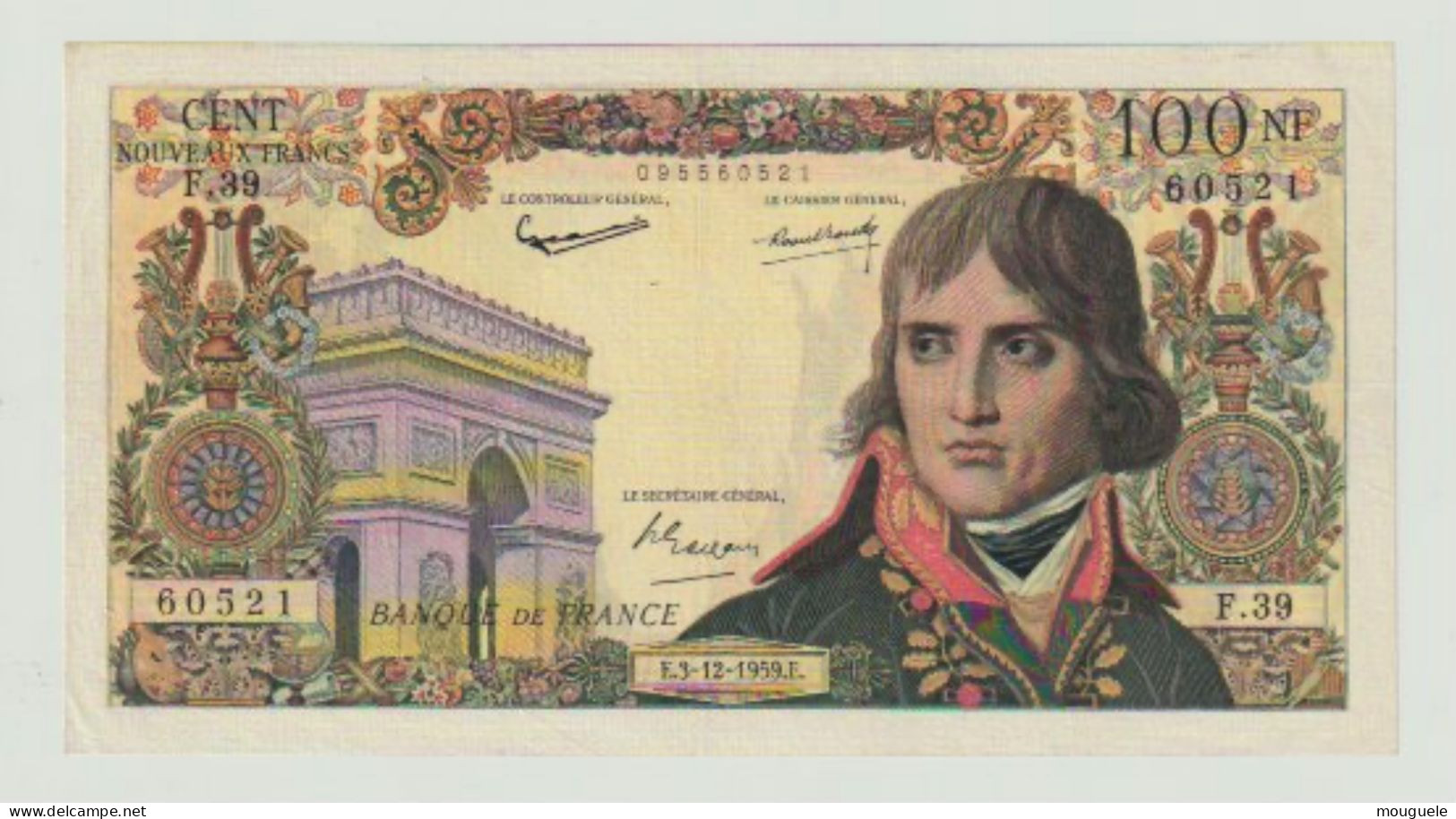 Magnifique Billet 100 Francs  Bonaparte  Du 3-12-1959 - 100 NF 1959-1964 ''Bonaparte''