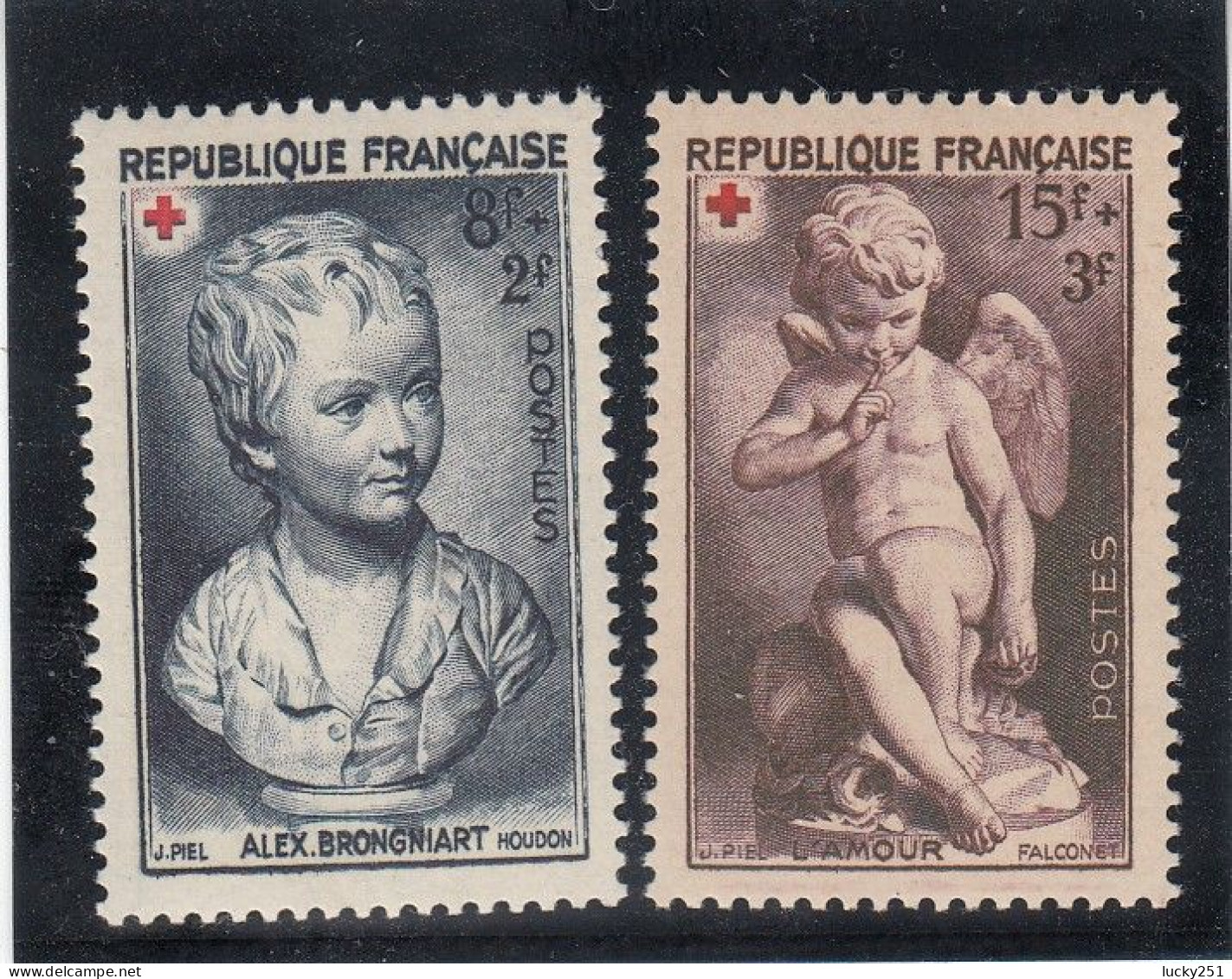 France - Année 1950 - Neuf** -  N°YT 876/77** - Au Profit De La Croix-Rouge - Nuovi