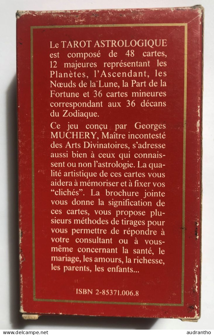 très beau jeu de Tarot divinatoire Voyance - Tarot astrologique de Georges Muchery 1987 - éditions du Chariot