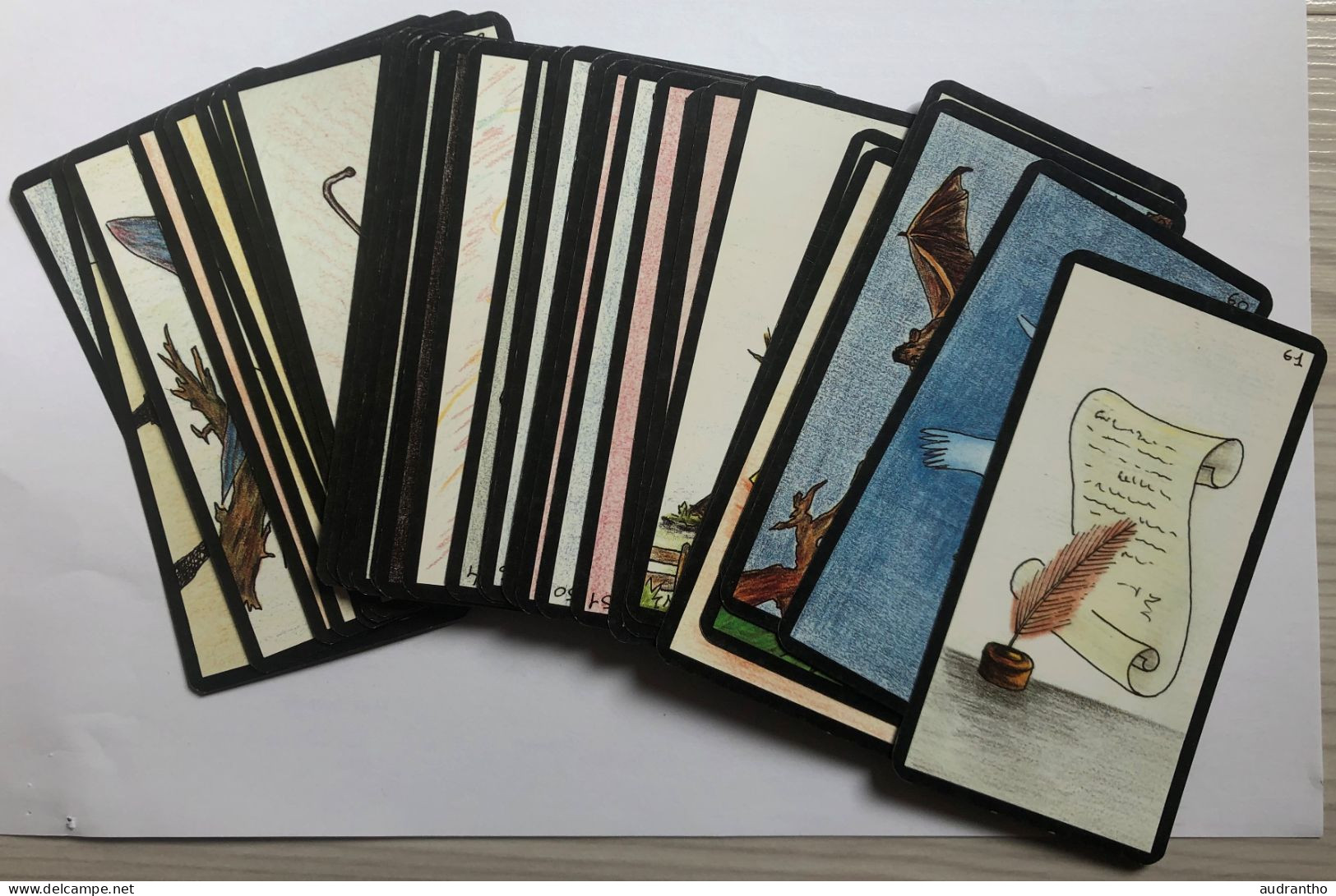 Rare Très Beau Jeu De Tarot Divinatoire Voyance - Oracle Gé De Gérard Barbier - France Cartes 1991 - Tarot-Karten