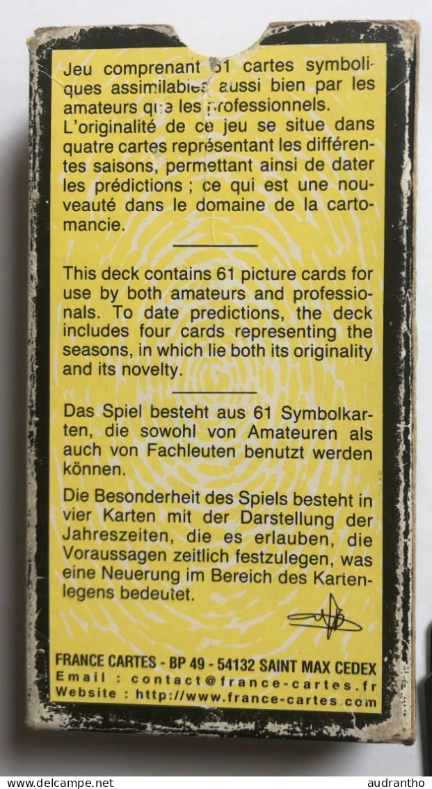 rare très beau jeu de Tarot divinatoire Voyance - Oracle Gé de Gérard Barbier - France cartes 1991