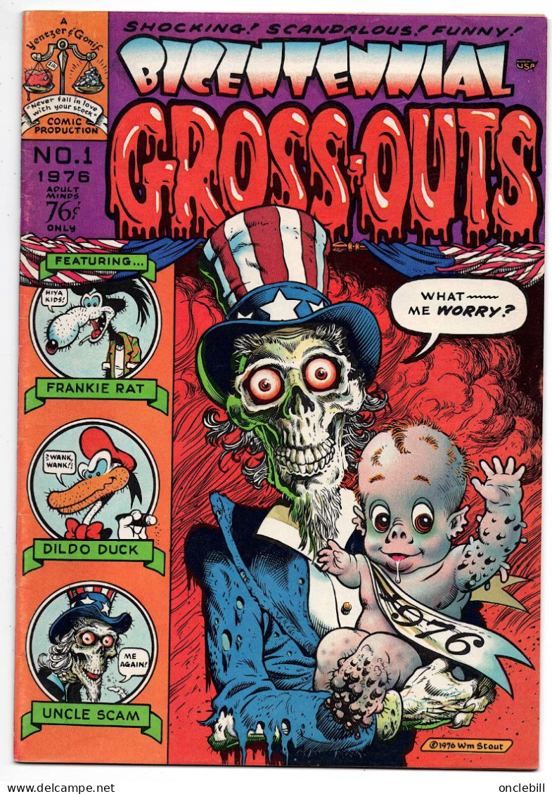 Bicentennial Gross Outs Revue N°1 1976 Shocking ! Scandalous ! Funny ! état Superbe - Otros Editores