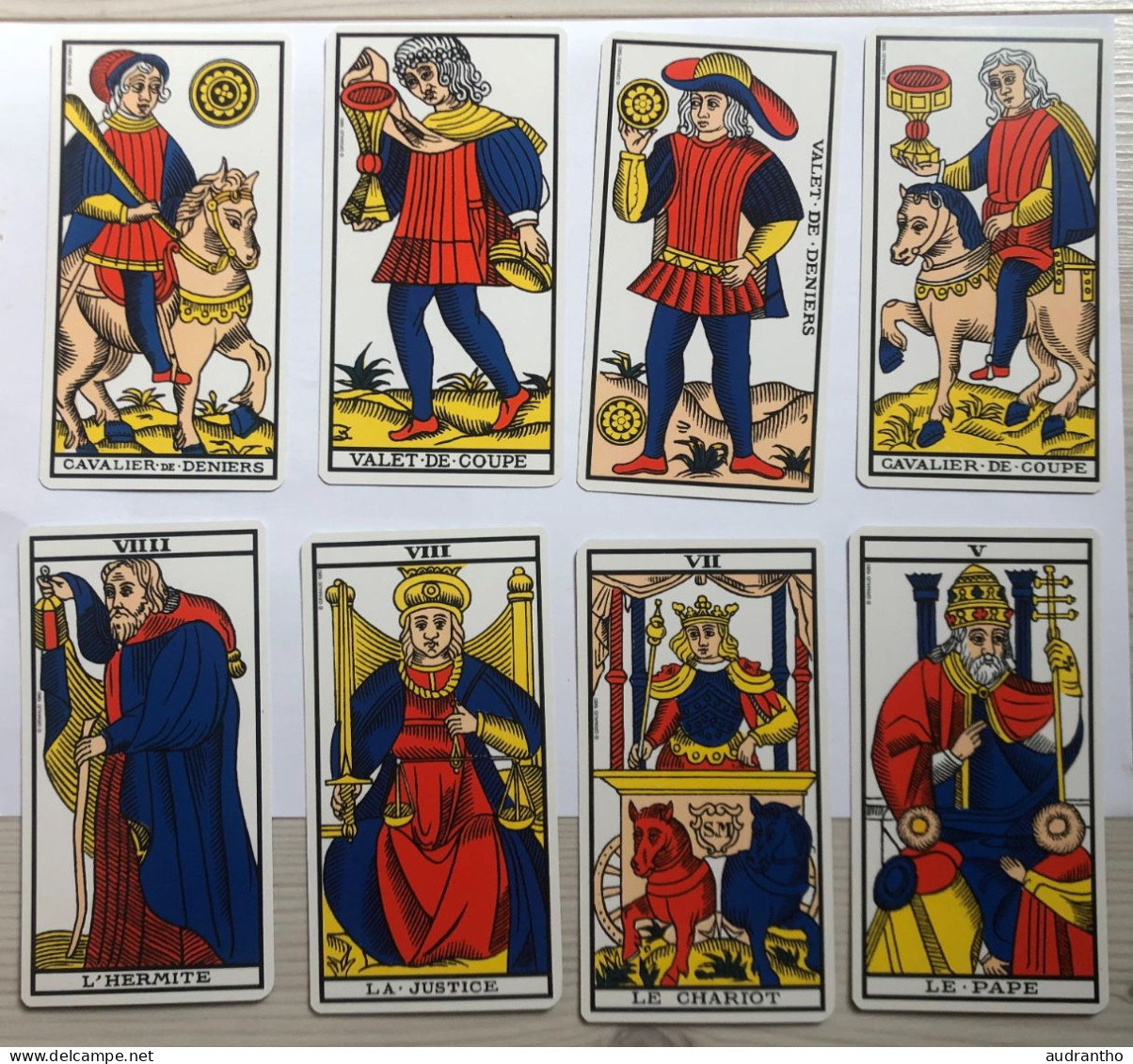 Ancien Jeu De Tarot De Marseille 1977 Grimaud Voyance Cartomancie Complet Très Bon état - Tarots