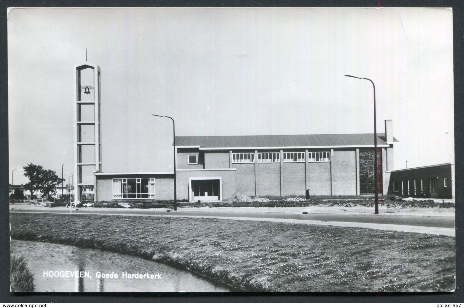 Hoogeveen , Goede Harderkerk   - Not  Used  , Lijm Resten    - 2 Scans For Condition.(Originalscan !!) - Hoogeveen